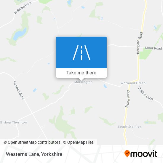 Westerns Lane map