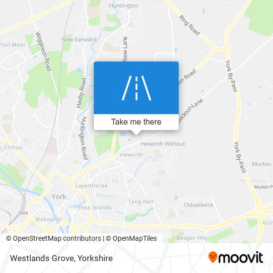 Westlands Grove map