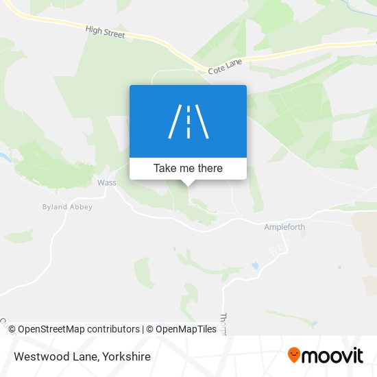 Westwood Lane map