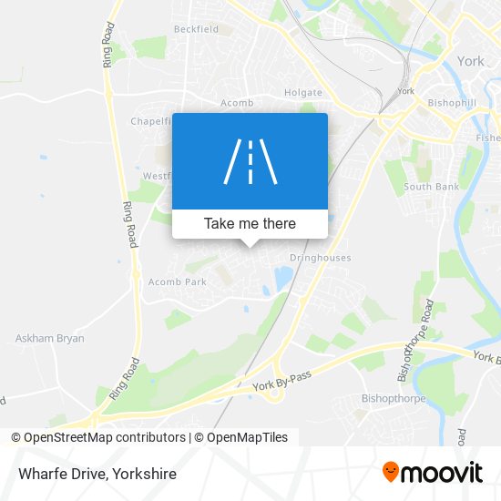 Wharfe Drive map
