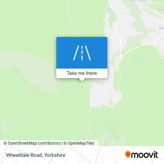 Wheeldale Road map