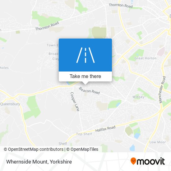 Whernside Mount map