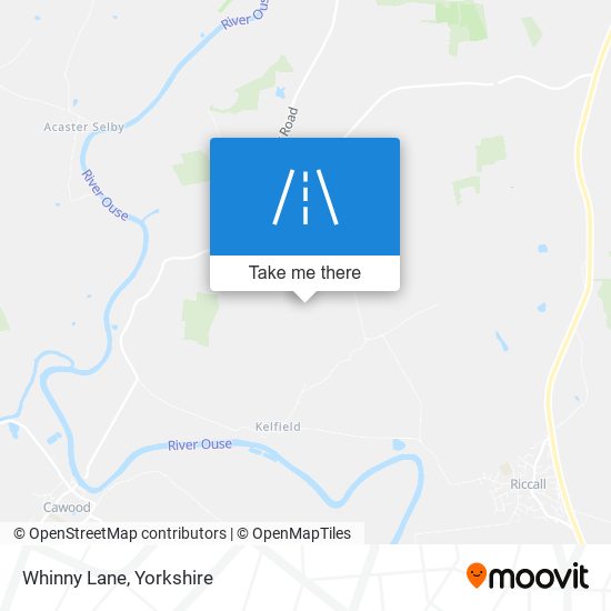 Whinny Lane map