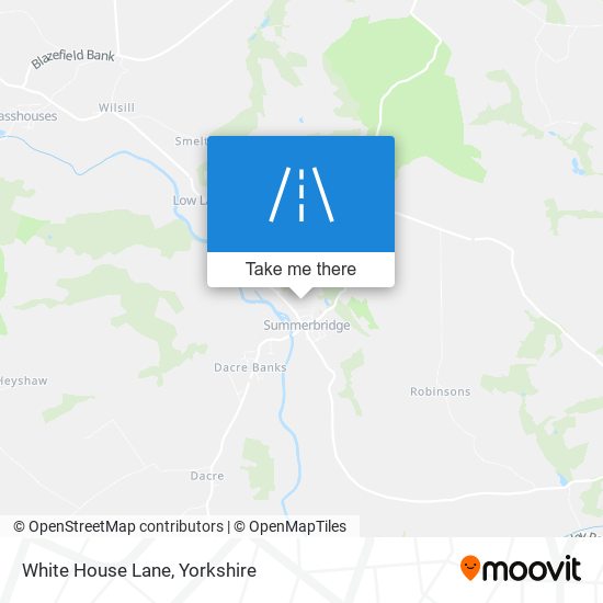 White House Lane map