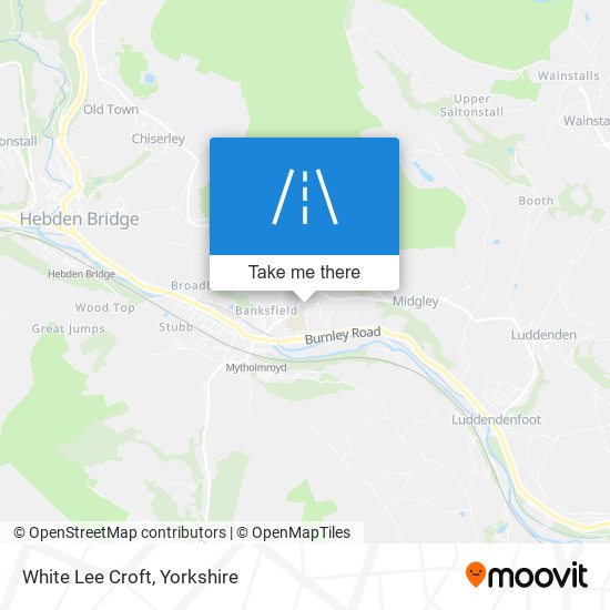 White Lee Croft map