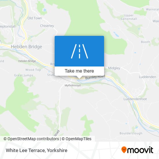 White Lee Terrace map