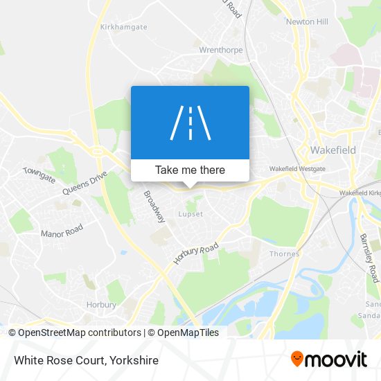 White Rose Court map