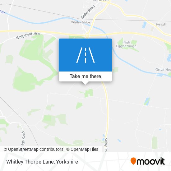 Whitley Thorpe Lane map