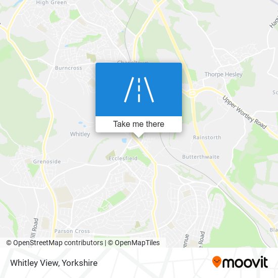 Whitley View map