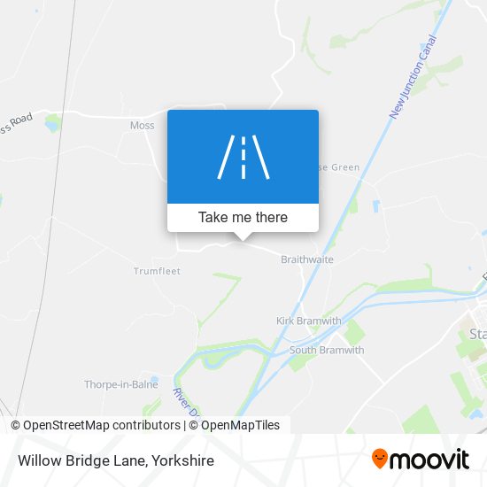 Willow Bridge Lane map