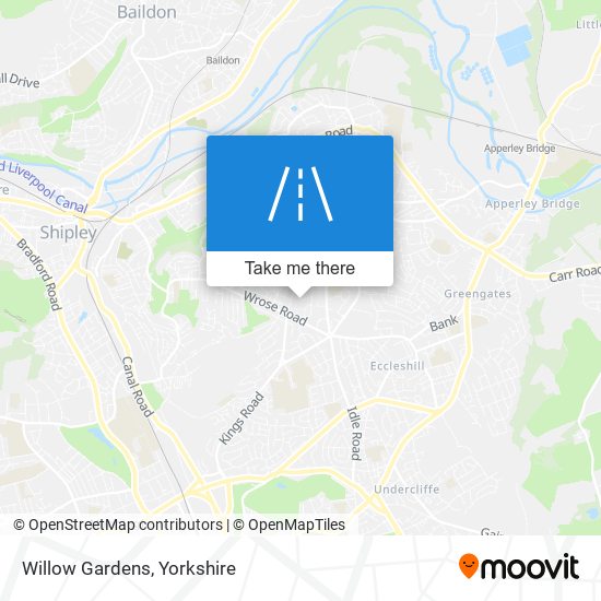 Willow Gardens map