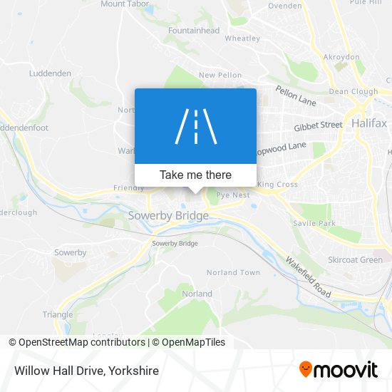 Willow Hall Drive map