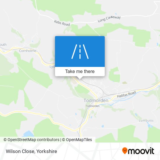 Wilson Close map
