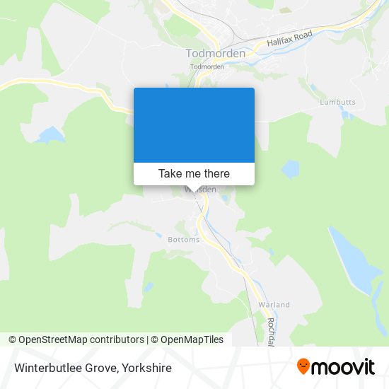 Winterbutlee Grove map
