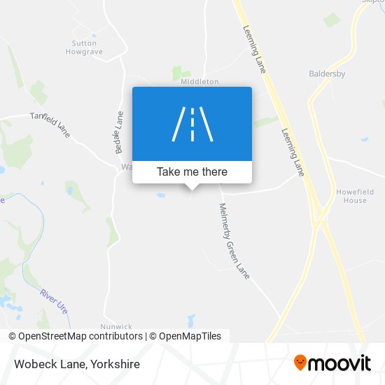 Wobeck Lane map