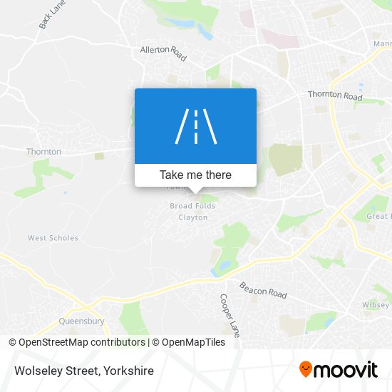 Wolseley Street map