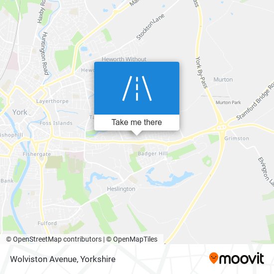 Wolviston Avenue map