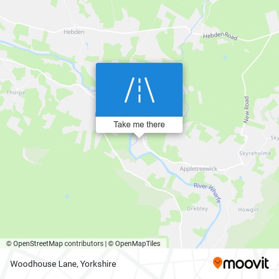 Woodhouse Lane map