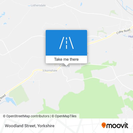 Woodland Street map