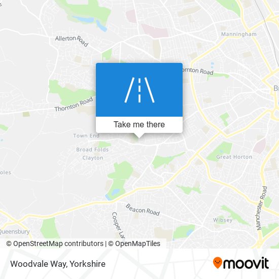 Woodvale Way map