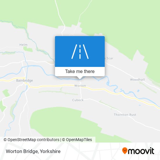 Worton Bridge map