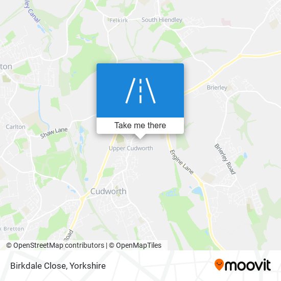 Birkdale Close map