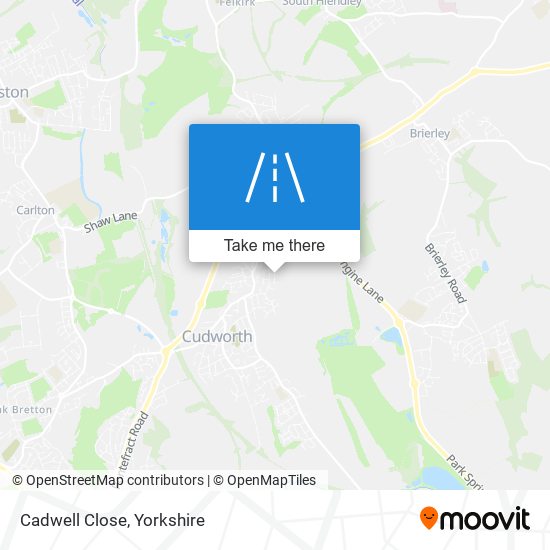 Cadwell Close map