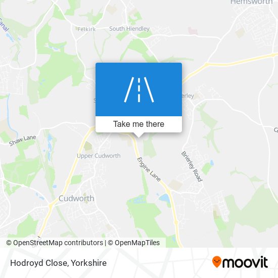 Hodroyd Close map