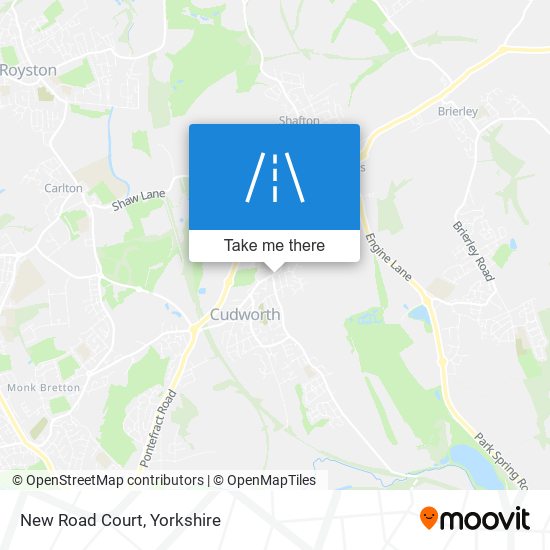 New Road Court map