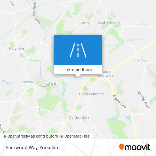 Sherwood Way map