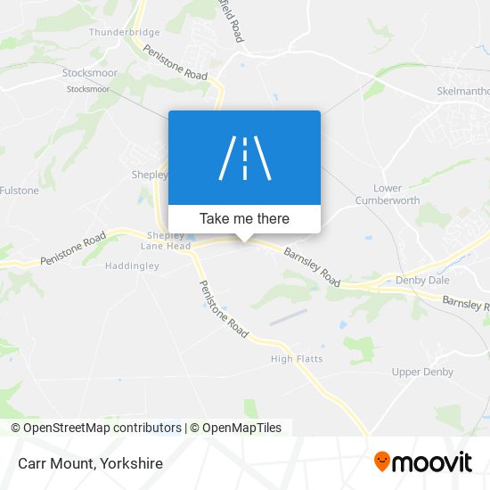 Carr Mount map