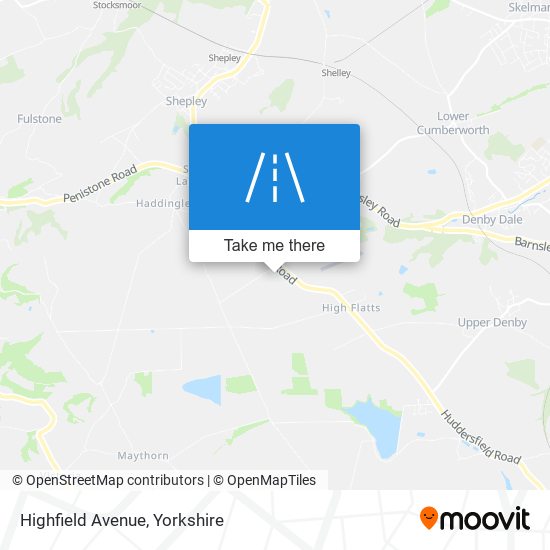 Highfield Avenue map