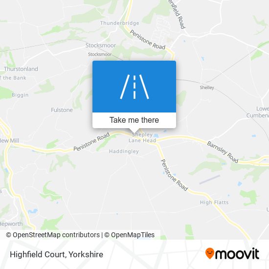 Highfield Court map