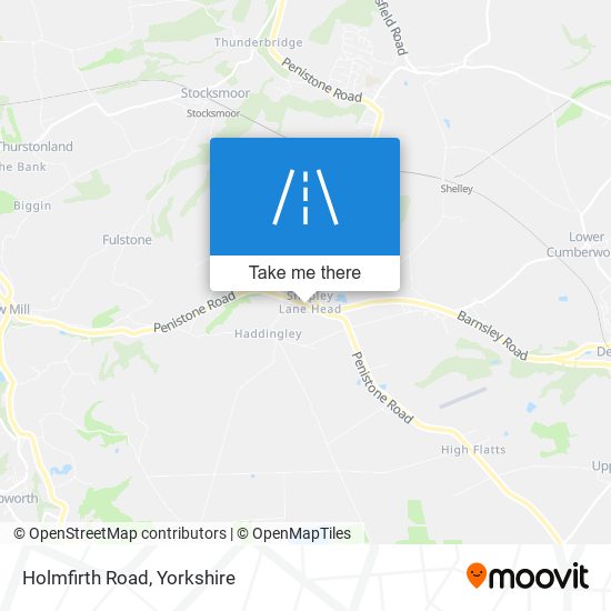 Holmfirth Road map