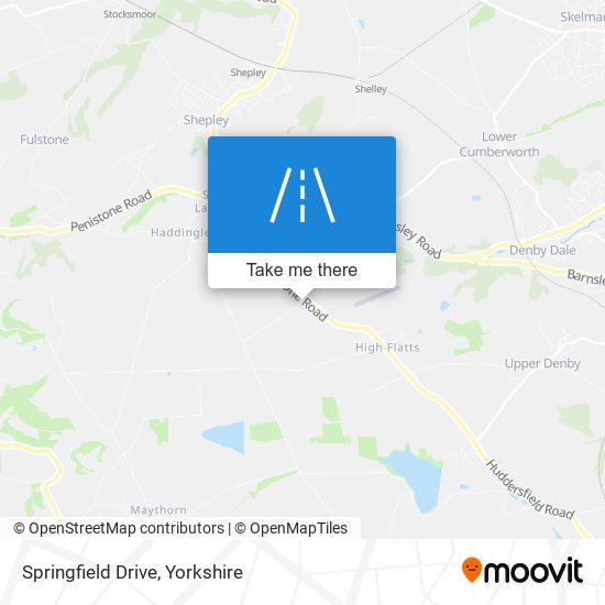 Springfield Drive map
