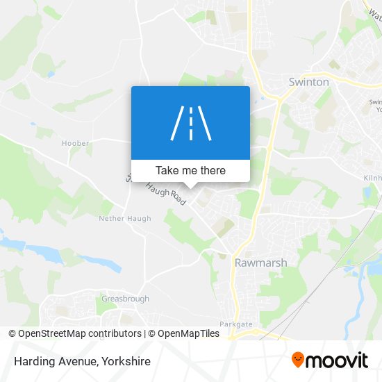 Harding Avenue map