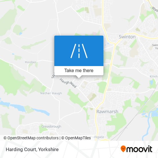 Harding Court map