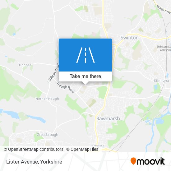 Lister Avenue map