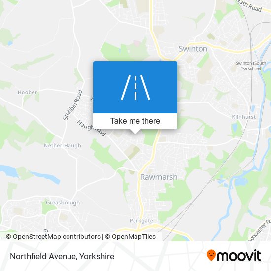 Northfield Avenue map