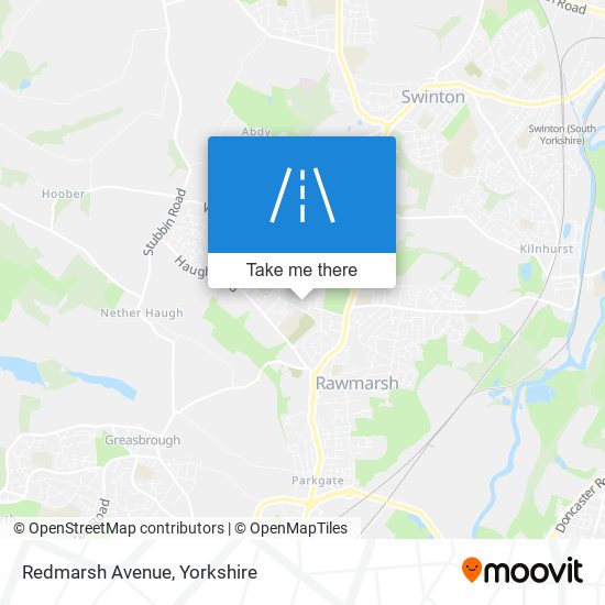 Redmarsh Avenue map