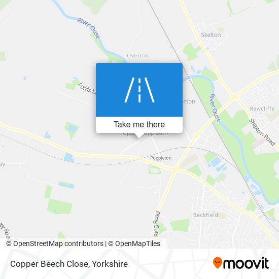 Copper Beech Close map