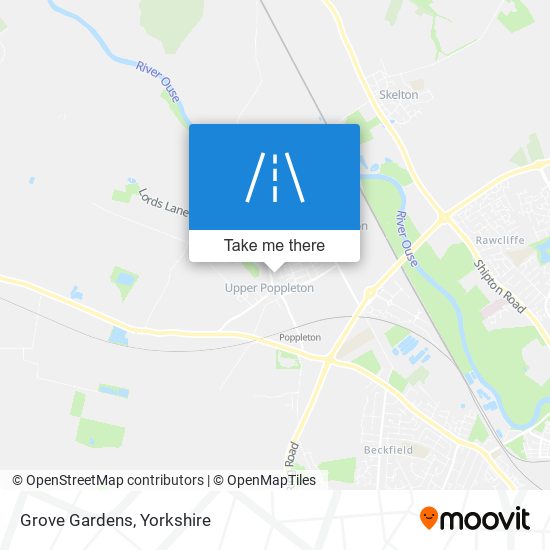 Grove Gardens map