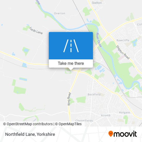 Northfield Lane map