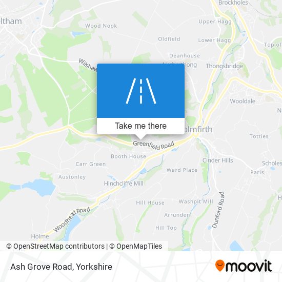Ash Grove Road map