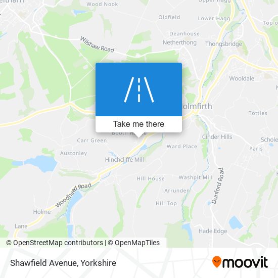 Shawfield Avenue map