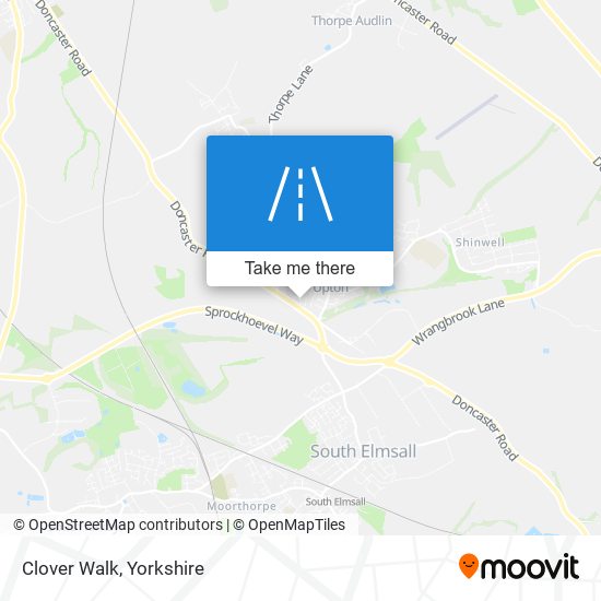 Clover Walk map