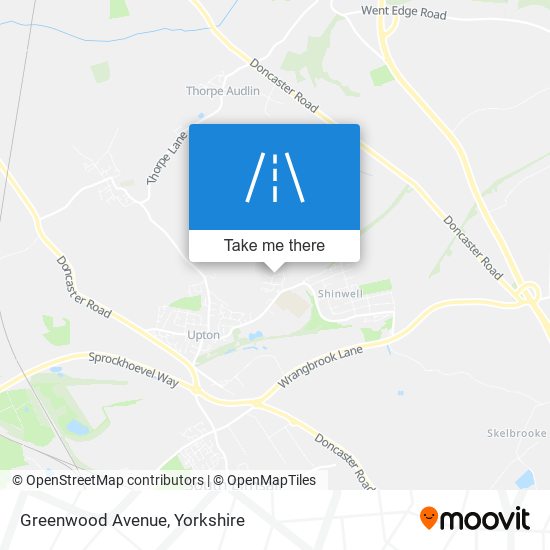 Greenwood Avenue map