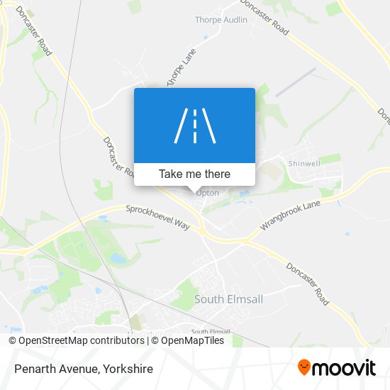 Penarth Avenue map