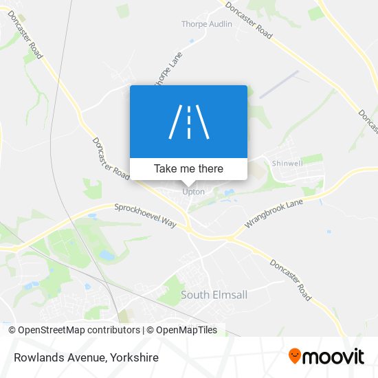 Rowlands Avenue map