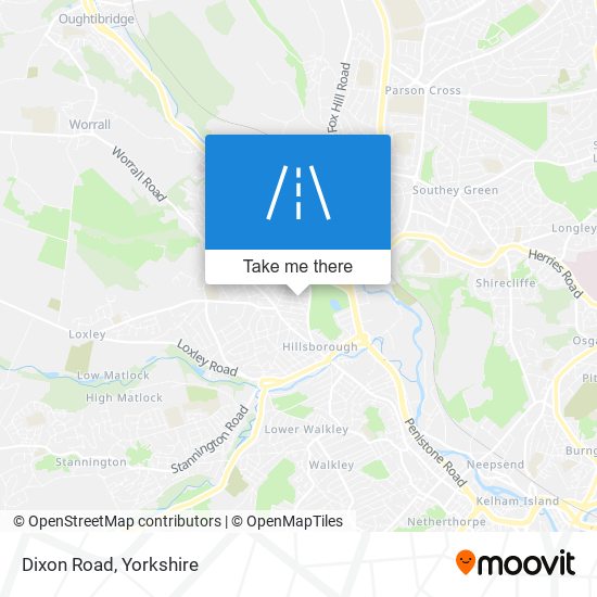 Dixon Road map
